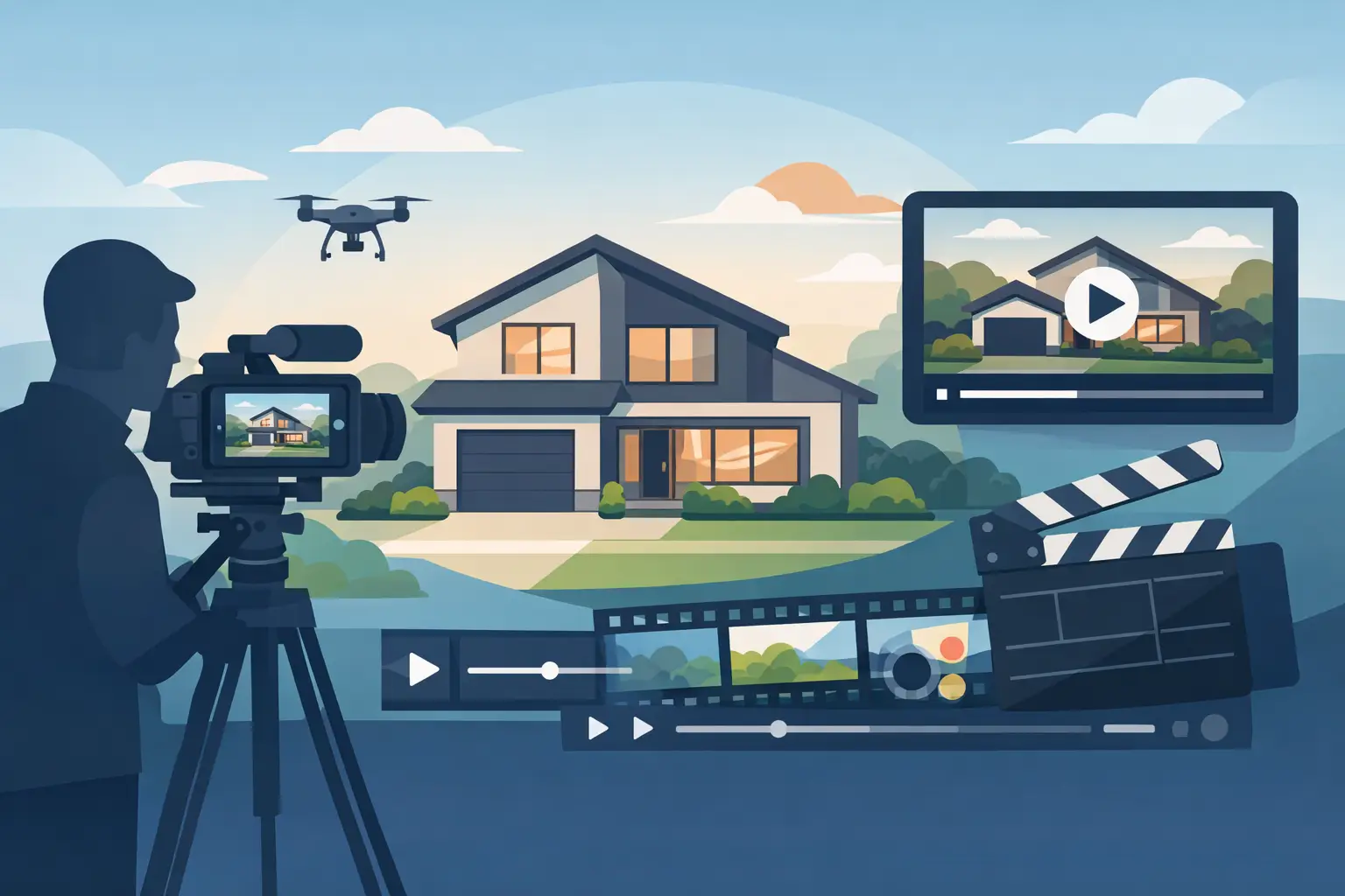Cinematic Real Estate Video for Home Listings